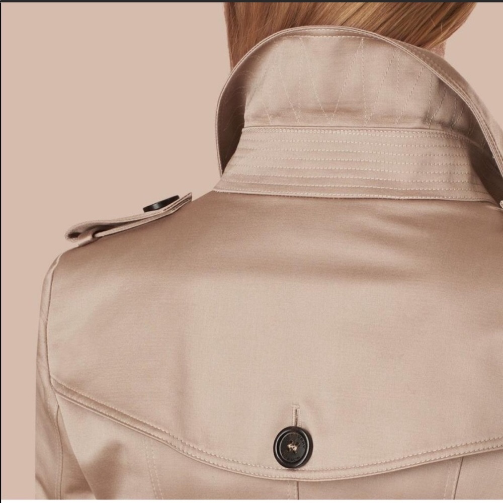 SOLD! Burberry Prorsum Cotton Sateen Trench Coat - Picture 4 of 7